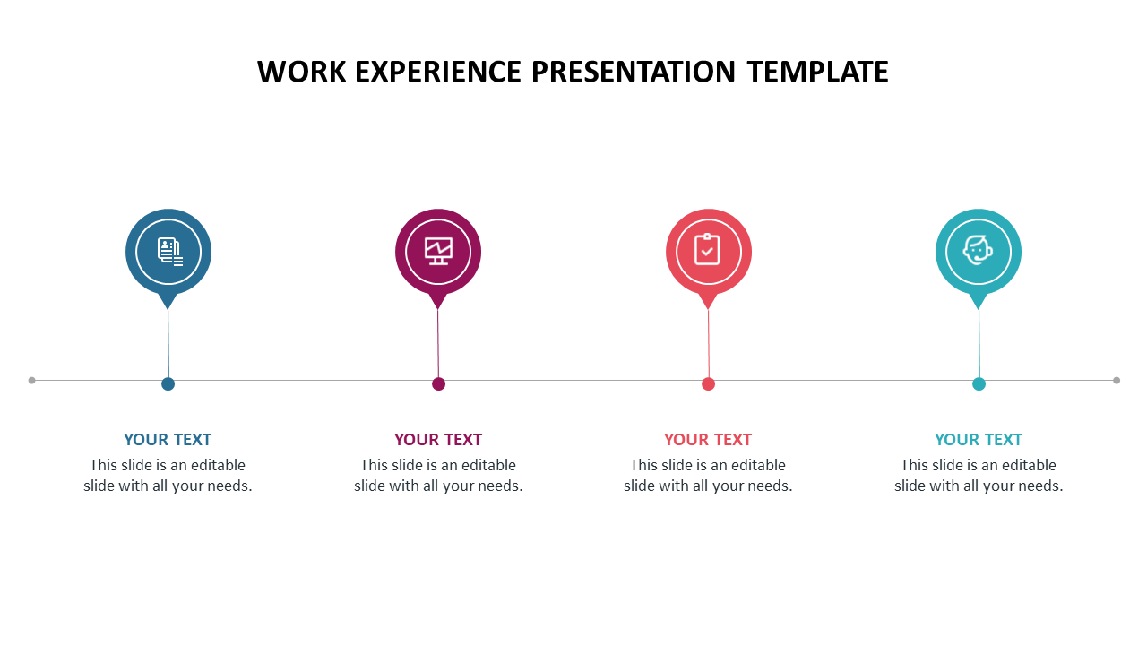 Work Experience Presentation Template PowerPoint Slides